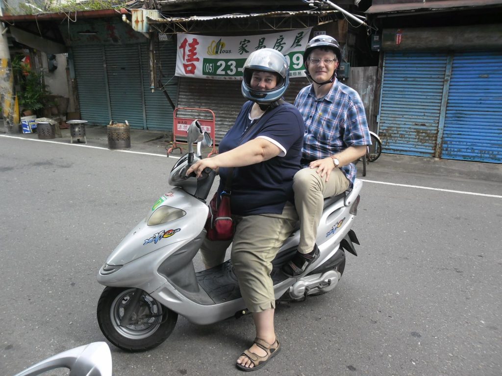 Kerstin und Joachim auf dem Motorrad